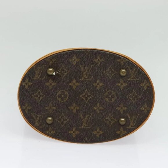 LOUIS VUITTON Monogram Bucket PM Shoulder Bag M42238 LV Auth 135054 - Picture 6 of 16